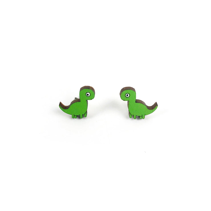 Unpossible Cuts Earrings: Dinos-ESSE Purse Museum & Store