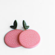 Woll Earrings: Grapefruit-ESSE Purse Museum & Store