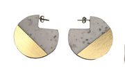 dconstruct Earrings: Corian Segment-ESSE Purse Museum & Store